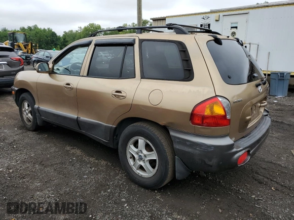 2002 Hyundai Santa Fe GLS with VIN KM8SC73DX2U318190, listed as a Copart auction lot 64256634 with 123,993 mi miles and Non Repairable. Bid and sale history available at carsss.com. Image 2.
