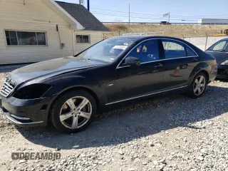 2012 Mercedes-Benz S 550 with VIN WDDNG9EB7CA429205, listed as a Copart auction lot 48306805 with 157,554 mi miles and Salvage Title. Bid and sale history available at carsss.com. Image 1.