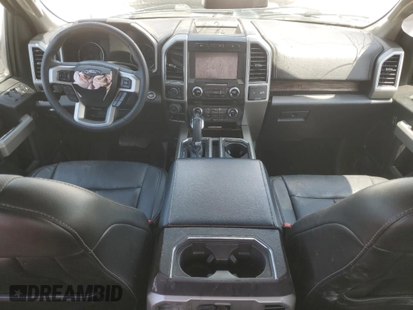 2018 Ford F-150 XL with VIN 1FTEW1C50JKD41485, listed as a Copart auction lot 55153695 with 99,193 mi miles and Salvage title. Bid and sale history available at DreamBid. Image 8.