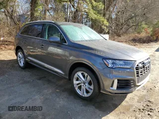 2024 Audi Q7 Premium Plus with VIN WA1LXBF7XRD004548, listed as a Copart auction lot 80491204 with 18,606 mi miles and Salvage title. Bid and sale history available at DreamBid. Image 4.