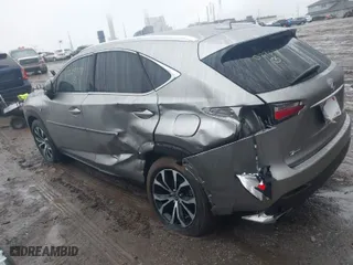 2015 Lexus NX 200t with VIN JTJBARBZ3F2029573, listed as a IAAI auction lot 41453048 with 108,476 mi miles. Bid and sale history available at carsss.com. Image 3.