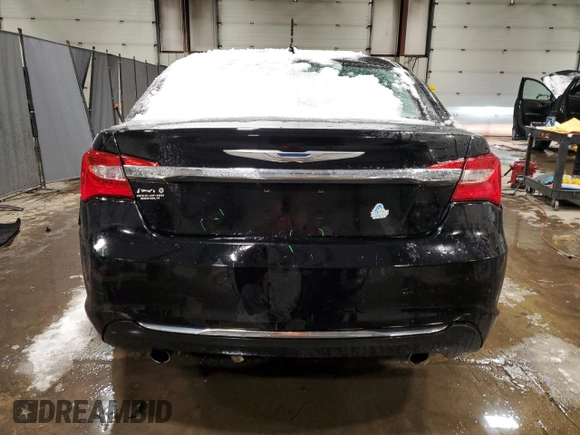 2013 Chrysler 200 LX with VIN 1C3CCBAGXDN737179, listed as a Copart auction lot 42098455 with 219,485 mi miles and Salvage Title. Bid and sale history available at carsss.com. Image 6.