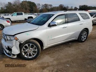 2018 Dodge Durango Citadel with VIN 1C4SDHET0JC247873, listed as a Copart auction lot 42556925 with 108,487 mi miles and Salvage title. Bid and sale history available at DreamBid. Image 1.