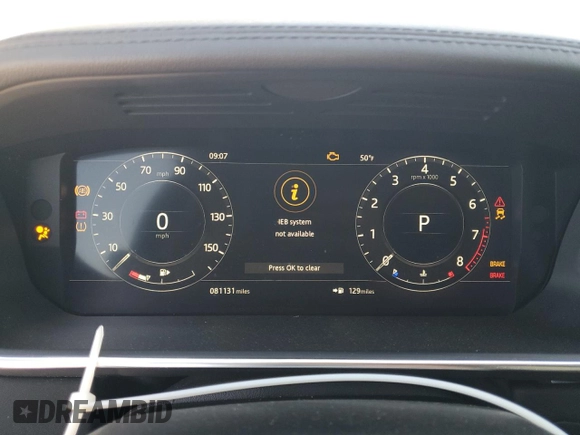 2018 Land Rover Range Rover HSE z VIN SALGS2SVXJA396195, wystawiony jako Copart lot #46398585 z przebiegiem 81 131 mil mil oraz Szkoda całkowita • Salvage title. Historia ofert i sprzedaży dostępna na DreamBid. Obrazek 9.