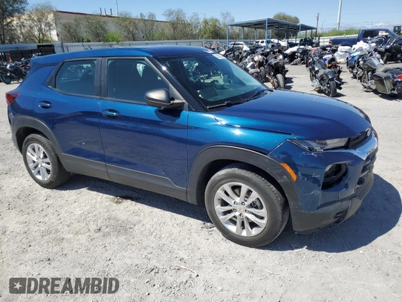2021 Chevrolet TrailBlazer LS with VIN KL79MMS20MB146410, listed as a Copart auction lot 52323574 with 39,549 mi miles and . Bid and sale history available at DreamBid. Image 4.