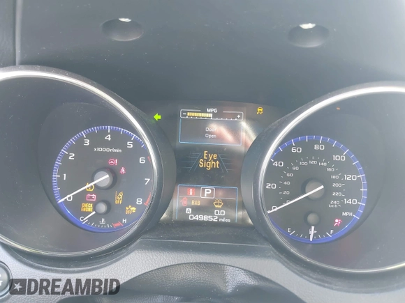 2019 Subaru Outback Touring with VIN 4S4BSATC4K3340084, listed as a IAAI auction lot 41204749 with 49,852 mi miles and . Bid and sale history available at DreamBid. Image 7.
