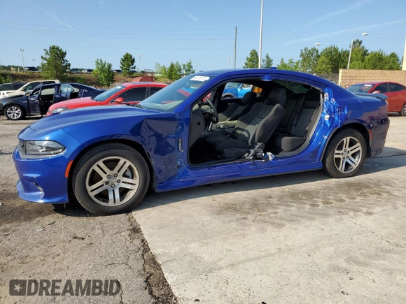 2021 Dodge Charger R/T z VIN 2C3CDXCT3MH612098, wystawiony jako Copart lot #59875575 z przebiegiem Nie podano mil oraz Czysty tytuł • Clean title. Historia ofert i sprzedaży dostępna na DreamBid. Obrazek 1.