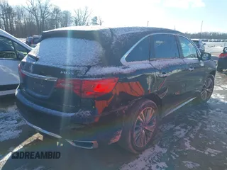 2017 Acura MDX w/Technology Pkg with VIN 5FRYD4H57HB006808, listed as a IAAI auction lot 41350211 with 164,719 mi miles. Bid and sale history available at carsss.com. Image 4.