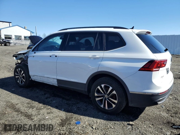 2023 Volkswagen Tiguan S with VIN 3VVRB7AX2PM119666, listed as a Copart auction lot 49567175 with 21,065 mi miles and Salvage title. Bid and sale history available at DreamBid. Image 2.