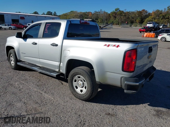 2020 Chevrolet Colorado 4WD Work Truck z VIN 1GCGTBENXL1205894, wystawiony jako IAAI lot #41058177 z przebiegiem 61 374 mil mil oraz . Historia ofert i sprzedaży dostępna na DreamBid. Obrazek 3.