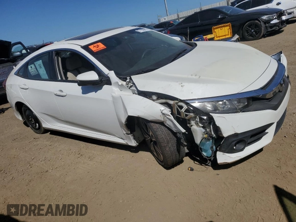 2016 Honda Civic EX-T с VIN 2HGFC1F36GH635501, выставлен на аукционе Copart как лот 57162945 с пробегом Не указан миль и Списание • Salvage title. История ставок и продаж доступна на DreamBid. Изображение 4.