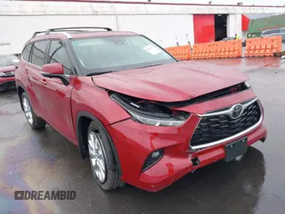 2024 Toyota Highlander LE with VIN 5TDKDRBH9RS542308, listed as a IAAI auction lot 41851073 with 3,018 mi miles and . Bid and sale history available at DreamBid. Image 1.