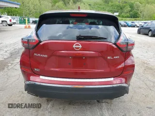 2023 Nissan Murano SL z VIN 5N1AZ2CS3PC135934, wystawiony jako Copart lot #54907225 z przebiegiem 16 899 mil mil oraz Szkoda całkowita • Salvage title. Historia ofert i sprzedaży dostępna na DreamBid. Obrazek 6.