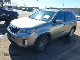 2014 Kia Sorento EX with VIN 5XYKUDA79EG445841, listed as a IAAI auction lot 41636646 with 79,089 mi miles. Bid and sale history available at carsss.com. Image 2.