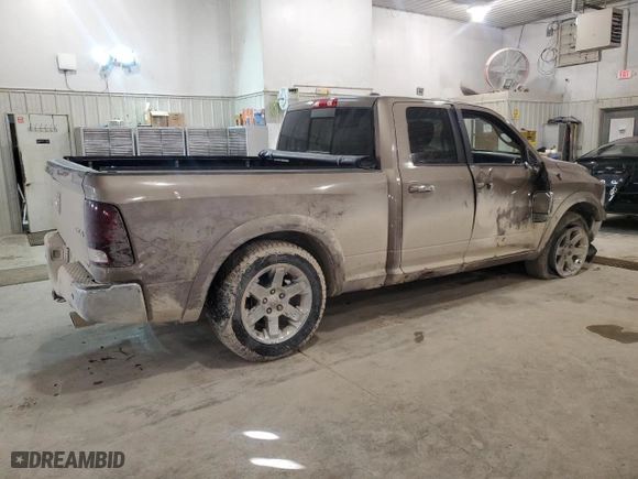 2010 Dodge Ram 1500 Laramie with VIN 1D7RV1GT8AS210761, listed as a Copart auction lot 42701045 with 177,696 mi miles and Salvage Title. Bid and sale history available at carsss.com. Image 3.