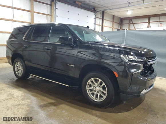 2023 Chevrolet Tahoe LT with VIN 1GNSCNKD9PR411522, listed as a Copart auction lot 51921485 with 53,372 mi miles and Clean Title. Bid and sale history available at carsss.com. Image 4.