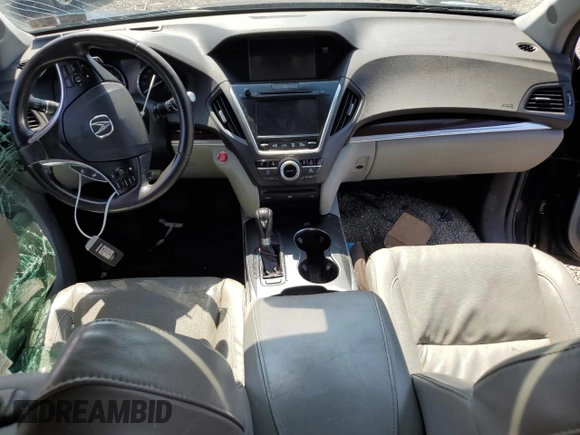 2015 Acura MDX Advance with VIN 5FRYD4H84FB017966, listed as a Copart auction lot 61664895 with Not provided miles and Salvage title. Bid and sale history available at DreamBid. Image 8.