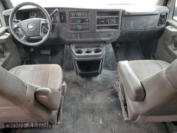 2008 Chevrolet Express Passenger with VIN 1GAHG39KX81194703, listed as a Copart auction lot 48727715 with 116,074 mi miles and Salvage title. Bid and sale history available at DreamBid. Image 8.