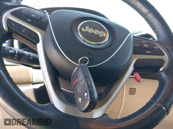 2015 Jeep Grand Cherokee Altitude with VIN 1C4RJEAG0FC952260, listed as a IAAI auction lot 41738692 with 124,197 mi miles. Bid and sale history available at carsss.com. Image 11.