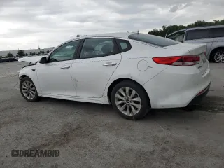 2018 Kia Optima LX with VIN 5XXGT4L3XJG253264, listed as a Copart auction lot 52143655 with 136,592 mi miles and Salvage Title. Bid and sale history available at carsss.com. Image 2.