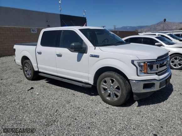 2018 Ford F-150 XL with VIN 1FTEW1CG9JKC34890, listed as a Copart auction lot 49333255 with 154,536 mi miles and Salvage Title. Bid and sale history available at carsss.com. Image 4.