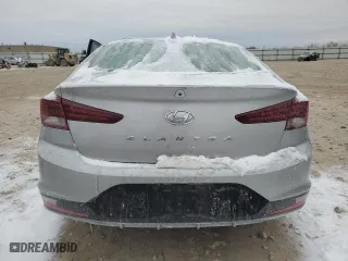 2020 Hyundai Elantra SEL with VIN 5NPD84LFXLH578227, listed as a Copart auction lot 83101744 with 0 mi miles and Non Repairable. Bid and sale history available at carsss.com. Image 6.