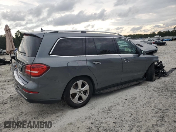 2017 Mercedes-Benz GLS with VIN 4JGDF6EE8HA990971, listed as a Copart auction lot 64061083 with 81,712 mi miles. Bid and sale history available at carsss.com. Image 3.