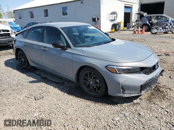 2025 Honda Civic Sport z VIN 19XFL2H83SE011575, wystawiony jako Copart lot #54015775 z przebiegiem 3 001 mil mil oraz Szkoda całkowita • Salvage title. Historia ofert i sprzedaży dostępna na DreamBid. Obrazek 4.