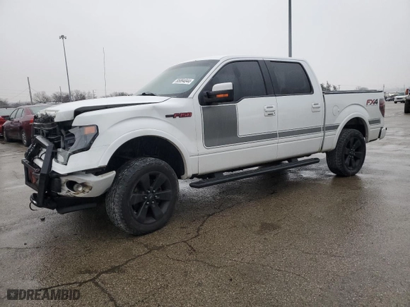 2013 Ford F-150 XL with VIN 1FTFW1EF5DFE05950, listed as a Copart auction lot 85894044 with 0 mi miles and Salvage Title. Bid and sale history available at carsss.com. Image 1.