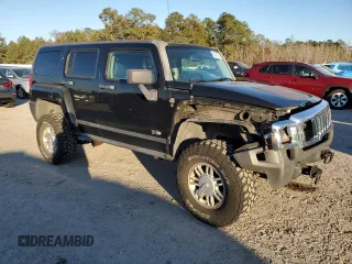 2007 Hummer H3 SUV with VIN 5GTDN13E778241171, listed as a Copart auction lot 82573684 with 148,242 mi miles and Salvage Title. Bid and sale history available at DreamBid. Image 4.