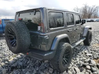 2022 Jeep Wrangler Unlimited Sahara with VIN 1C4HJXEN9NW191371, listed as a Copart auction lot 44553585 with 38,167 mi miles and Salvage title. Bid and sale history available at DreamBid. Image 3.