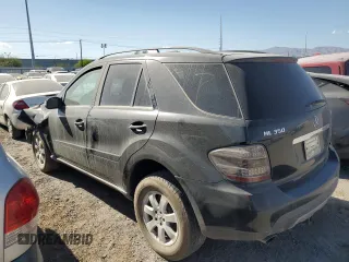 2007 Mercedes-Benz M 350 with VIN 4JGBB86E67A152675, listed as a Copart auction lot 88589935 with 81,634 mi miles and Salvage Title. Bid and sale history available at DreamBid. Image 2.