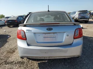 2011 Kia Rio LX with VIN KNADH4A37B6954946, listed as a Copart auction lot 52342385 with 151,984 mi miles and Salvage Title. Bid and sale history available at carsss.com. Image 6.