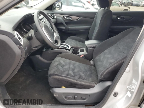 2014 Nissan Rogue SV with VIN 5N1AT2MV5EC873726, listed as a Copart auction lot 52107335 with Not Provided miles and Salvage Title. Bid and sale history available at DreamBid. Image 7.