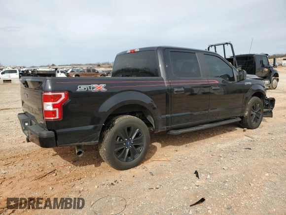 2020 Ford F-150 XL with VIN 1FTEW1CP4LFB46986, listed as a Copart auction lot 48200675 with 59,409 mi miles and Salvage Title. Bid and sale history available at carsss.com. Image 3.
