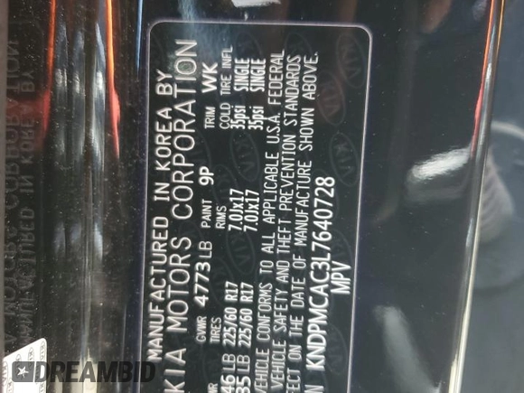 2020 Kia Sportage LX z VIN KNDPMCAC3L7640728, wystawiony jako Copart lot #56922035 z przebiegiem 74 707 mil mil oraz Szkoda całkowita • Salvage title. Historia ofert i sprzedaży dostępna na DreamBid. Obrazek 13.