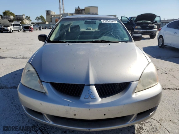 2004 Mitsubishi Lancer ES with VIN JA3AJ26E04U069574, listed as a Copart auction lot 77494574 with 171,068 mi miles and Clean Title. Bid and sale history available at carsss.com. Image 5.