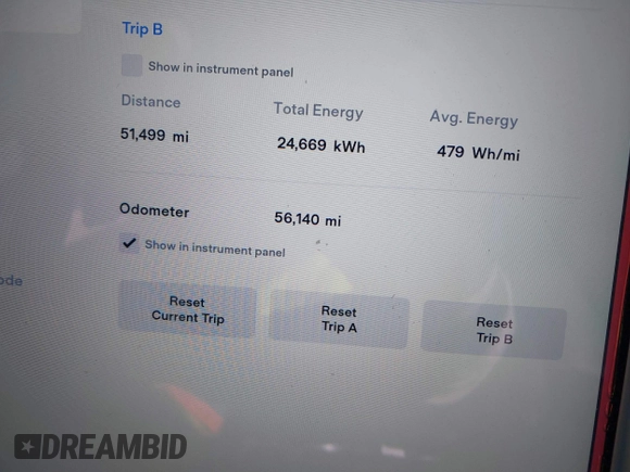 2016 Tesla Model X 70D z VIN 5YJXCAE21GF008724, wystawiony jako IAAI lot #41254897 z przebiegiem 56 140 mil mil oraz . Historia ofert i sprzedaży dostępna na DreamBid. Obrazek 7.