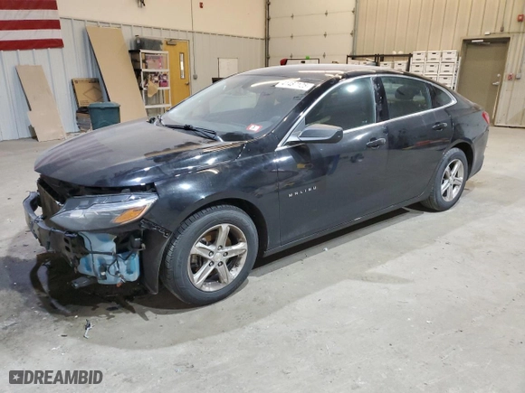 2020 Chevrolet Malibu LS with VIN 1G1ZC5ST2LF083590, listed as a Copart auction lot 41487125 with 295,130 mi miles and Salvage Title. Bid and sale history available at carsss.com. Image 1.
