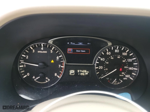 2014 Nissan Pathfinder S with VIN 5N1AR2MM9EC722474, listed as a Copart auction lot 47622235 with 97,428 mi miles and Salvage Title. Bid and sale history available at carsss.com. Image 9.