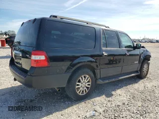 2007 Ford Expedition EL XLT with VIN 1FMFK15507LA16752, listed as a Copart auction lot 82691904 with 121,370 mi miles and Salvage Title. Bid and sale history available at carsss.com. Image 3.