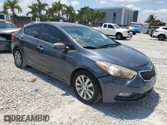 2015 Kia Forte EX with VIN KNAFX4A86F5282896, listed as a Copart auction lot 53327525 with 110,739 mi miles and Salvage Title. Bid and sale history available at carsss.com. Image 4.