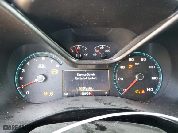 2019 Chevrolet Colorado 4WD LT with VIN 1GCGTCENXK1303618, listed as a Copart auction lot 46494555 with 80,904 mi miles and Salvage Title. Bid and sale history available at carsss.com. Image 9.