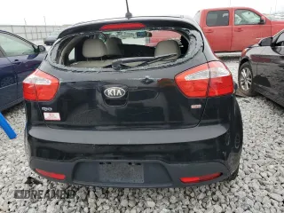 2013 Kia Rio LX with VIN KNADM5A30D6234196, listed as a Copart auction lot 41968355 with 88,982 mi miles and Salvage Title. Bid and sale history available at DreamBid. Image 6.