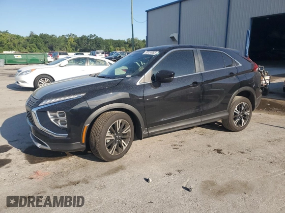 2024 Mitsubishi Eclipse Cross SE with VIN JA4ATWAA7RZ032601, listed as a Copart auction lot 53124085 with 6,467 mi miles and Salvage title. Bid and sale history available at DreamBid. Image 1.