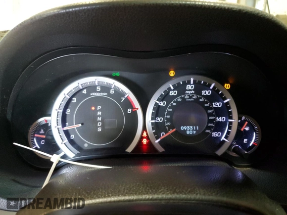 2012 Acura TSX Technology z VIN JH4CU2F66CC005066, wystawiony jako Copart lot #60061655 z przebiegiem 93 311 mil mil oraz Szkoda całkowita • Salvage title. Historia ofert i sprzedaży dostępna na DreamBid. Obrazek 9.