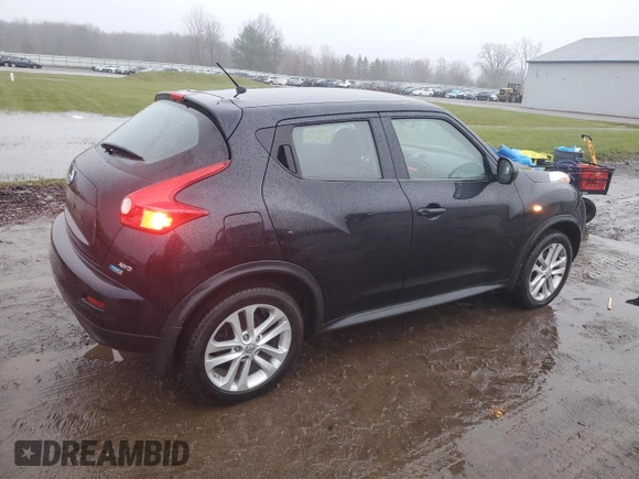 2014 Nissan Juke Nismo with VIN JN8AF5MV2ET482485, listed as a Copart auction lot 84203434 with 53,605 mi miles and Salvage Title. Bid and sale history available at carsss.com. Image 3.