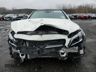2021 Mercedes-Benz C 300 with VIN W1KWJ8EB6MG051313, listed as a Copart auction lot 52004095 with 57,684 mi miles and Salvage title. Bid and sale history available at DreamBid. Image 5.