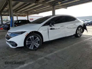 2023 Mercedes-Benz EQS with VIN W1KCG2DB0PA032425, listed as a Copart auction lot 48485985 with 14,591 mi miles and Clean Title. Bid and sale history available at carsss.com. Image 1.
