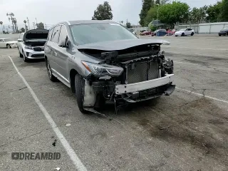 2020 Infiniti QX60 Luxe with VIN 5N1DL0MN6LC541566, listed as a Copart auction lot 59375575 with 43,485 mi miles and Salvage title. Bid and sale history available at DreamBid. Image 14.
